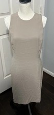 Jones Wear Classic Professional Business Work Wear Tan Sheath Dress 10