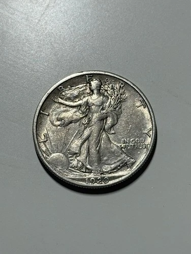 Photo of a 1920-S Walking Liberty Half Dollar from an eBay listing that sold on Jul 16, 2026