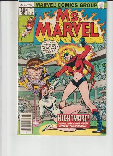Ms. Marvel #7 (Marvel Comics 1977) VERY FINE + 8.5