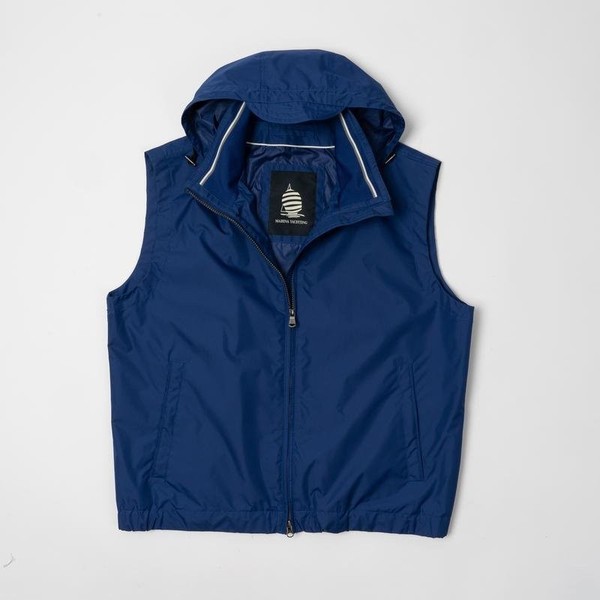 Men Marina Yachting Gilet Navy Polyester 42 / XL /