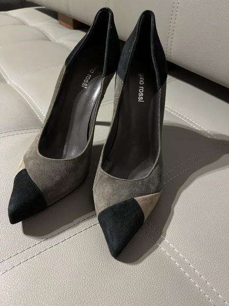 Women Gino Rossi Heels Black Suede 39 #8NUJ