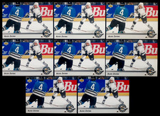 LOT OF 8 ALEXEI ZHITNIK YOUNG GUNS CARDS 1992-93 UPPER DECK HOCKEY #566    32729