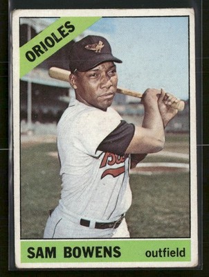 1966 Topps #412 Sam Bowens