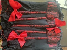 Black And Red Corset Women’s Small