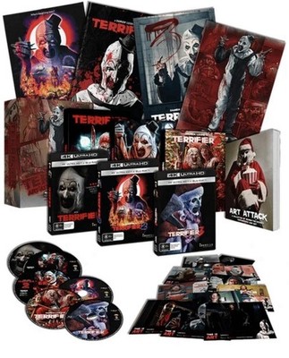 Terrifier Art Attack Limited Collector's Edition Boxset 4K & Blu-ray Book /20000