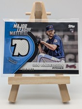2021 Topps - Major League Materials Series 2 Ian Anderson #MLM-IA Black /199