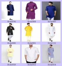 Mens Kurta with Pajama Indian Traditional Wear Cotton Kurta Mens Designer Kurta