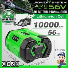 10 Ah For EGO BA5600T Power+ 56V POWER Lithium-Ion BA4200 BA2800T Battery 56Volt
