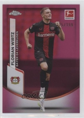 2023-24 Topps Chrome Bundesliga Magenta Refractor 175/399 Florian Wirtz #66 0v4e