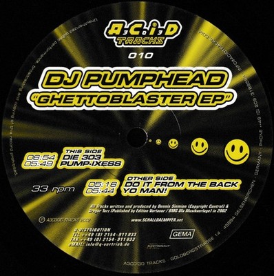 DJ Pumphead - Ghettoblaster EP (12'') (Very Good (VG)) - 3777157463