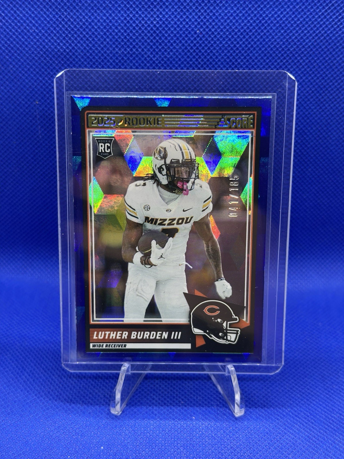 2025 Panini Score Luther Burden III #18 Cubic /185 Rookie Card RC