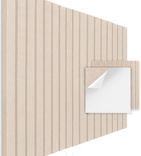 12-Pack Large Felt Cork Board Tiles - 12X12 Square Wall Notice Board (Camel)