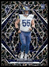 2024 Panini Phoenix - Rookies Braden Fiske #160 Lazer (RC)