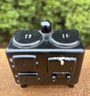 Vintage Dollhouse Miniature Vintage Style Wood Stove 1985 Imperfect paint — photo 1