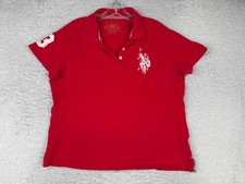 US Polo Assn Polo Shirt Women Extra Large Red...
