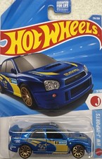 2026 New Hot Wheels Subaru Impreza WRX Blue