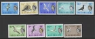 ASCENSION 1963 QEII BIRDS SET TO 1/- SG70-78 - CAT £13 - MOUNTED MINT