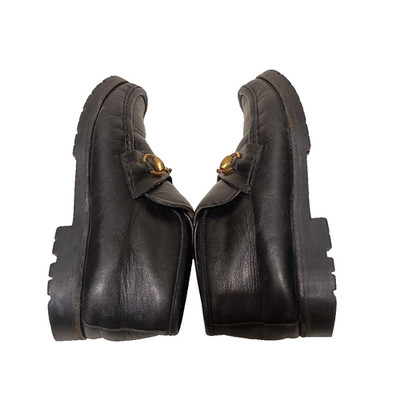 Gucci Horsebit Ankle Boots Black Leather Size 6B Short Boots Vintage