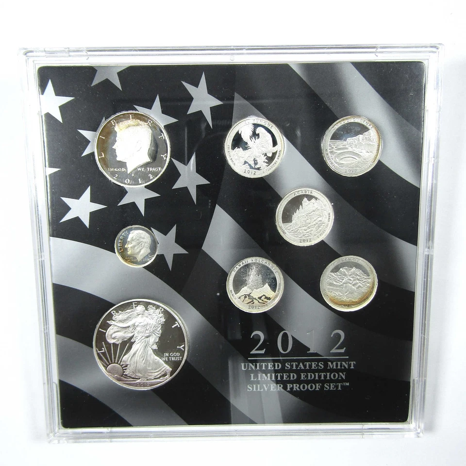 2012 U.S Mint Limited Edition Silver Proof Set OGP COA SKU:CPC8068 - Image 2 of 4