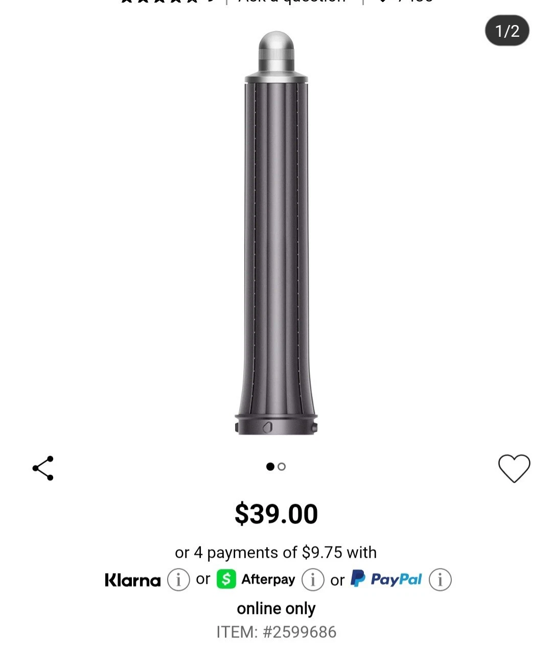 Dyson Airwrap Barrel Attachment - Thumbnail 2