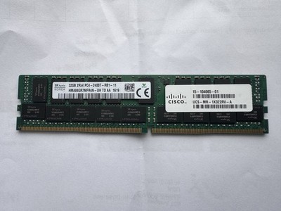 SKhynix (32GB) 2Rx4 PC4-2400T-RB1-11 ECC Reg Memory RAM HMA84GR7MFR4N-UH