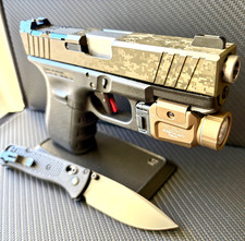 Glock 19 Gen 3 Slide Custom Digi Camo RMR Cut Complete G19 RXM Upper FREE KNIFE