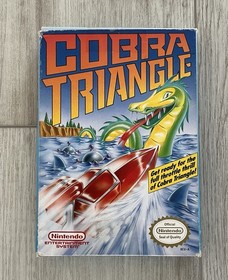 Cobra Triangle Nintendo NES Game Complete CIB Untested