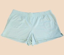 AVA VIV Lounge Shorts Womens Plus Size 3X Sage Green Elastic Waist Active NEW