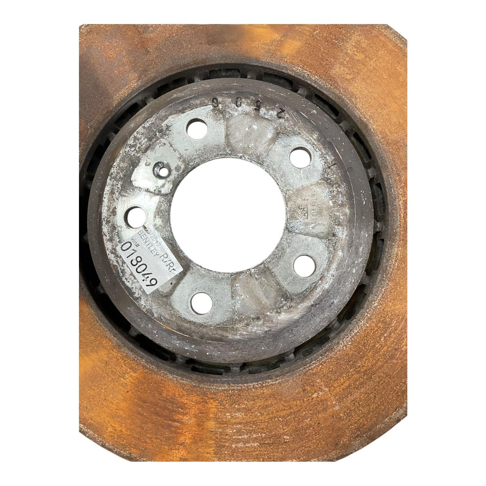 2016-2020 BENTLEY BENTAYGA REAR RIGHT & LEFT VENTILATED BRAKE ROTOR DISC *28K*