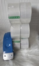 12-Pack Clear Packing Tape Rolls with Tape Dispenser