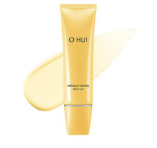 O HUI Miracle Toning Daily Sun Cream SPF50 PA   50ml Hydrating Sunscreen