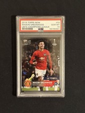 Mason Greenwood 2019 Topps Now UEFA Champions League Rookie Card #59 PSA 10. rookie card picture