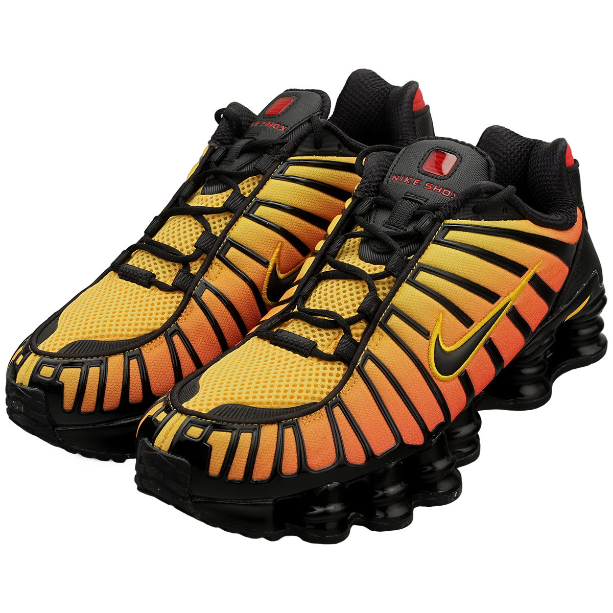 Nike Shox Tl Mens Fashion Sneakers in Black Yellow | eBay