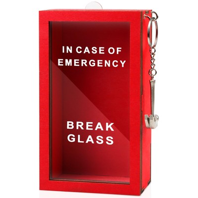 Funny Gift Emergency Box - Create Self Defined Idea Jar w/Hammer, Break in Ca...
