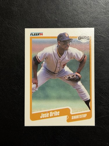 Jose Uribe [Error] #74 1990 Fleer card