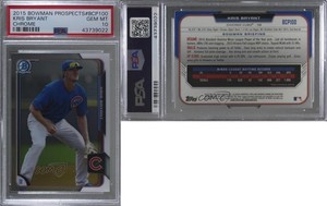 2015 Bowman Chrome Prospects Kris Bryant #BCP100 PSA 10 GEM MT Rookie RC