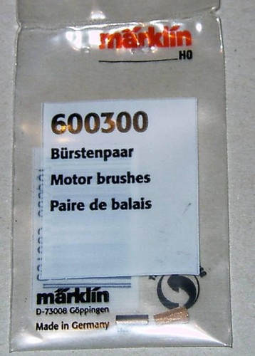 Par de cepillos HO Märklin 600300 (1 par) | Condition: Neu