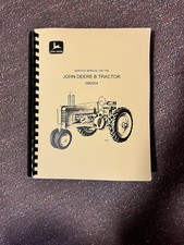 John Deere Tractor Model B Bn Bw Bwh Bnh Styled Repair Service Manual Sm2004