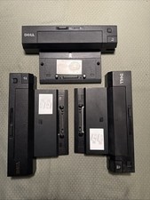 Three Dell E Port Plus II Docking Stations - All Work - No Power Supplies