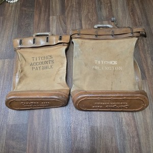 Vintage Can-Pro Corp Money Bag Security Model 113 & 114 Fond du Lac WI