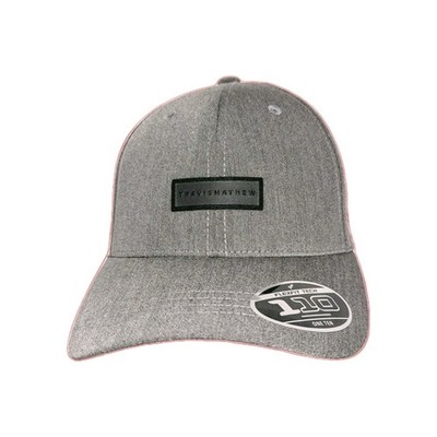 Travis Mathew 110 Flex Golf Hat Cap Heather Gray Strap Back PUNCH Embroidery NEW