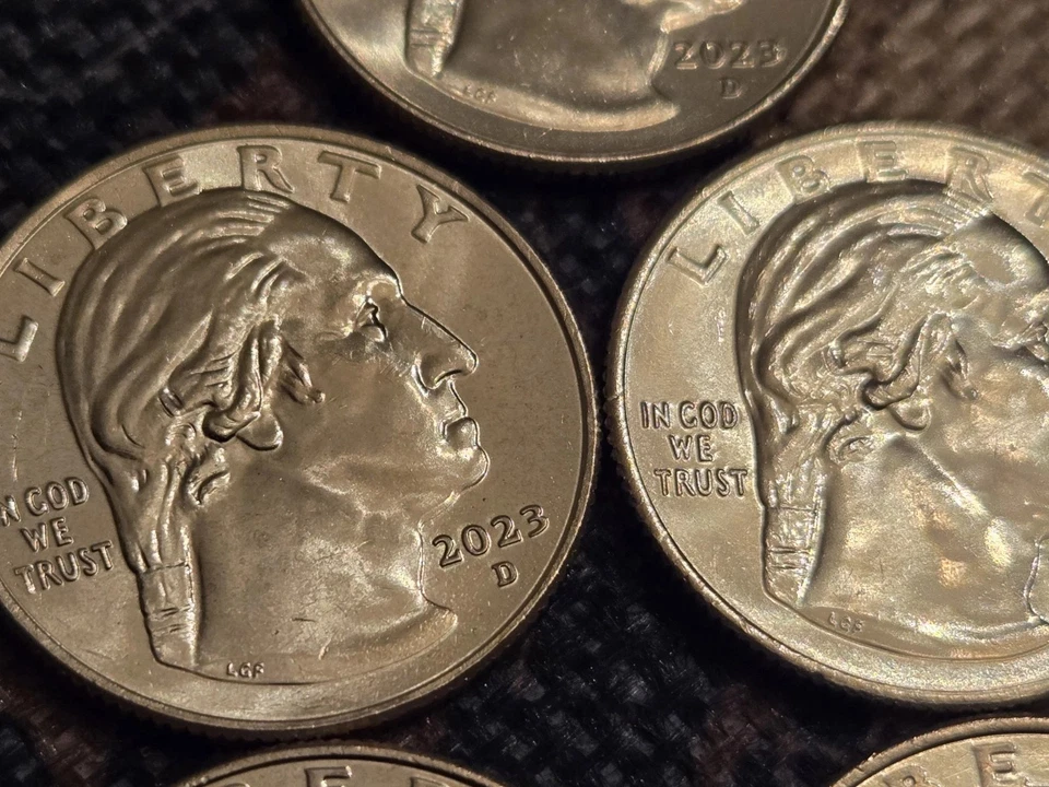 2023 D Error “In Cod We Trust” Jovita Idar Women's Quarter. RARE 10 Coins. 100%. - Image 2 of 4