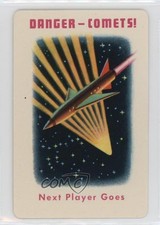 1969 Ed-U-Cards Space Race Card Game Deck 1 Brown Back Danger Comets 00gy