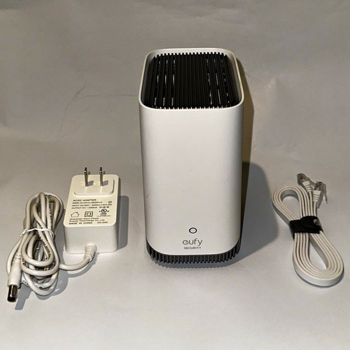 eufy Security HomeBase 3 Wired Smart Home Hub w/ Power Adapter & Ethernet Cable
