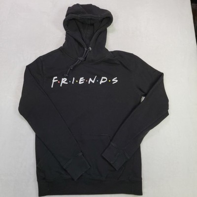 Friends TV Series Black Pullover Hooded Sweatshirt Unisex Size Small Classic