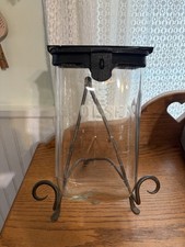 VINTAGE VISIBLE GLASS MAIL BOX M. OLSEN ETCHE...