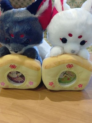 Tiny Fox Plush - Cotton Candy & Yokan - Set of 2