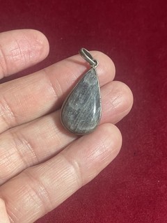 Très Joli Pendentif En Argent Et Pierre