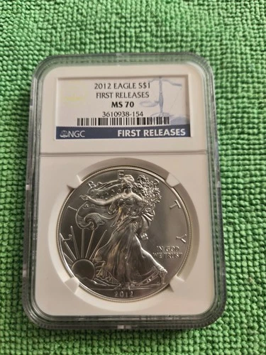 2012 American silver eagle NGC ms 70 First Release