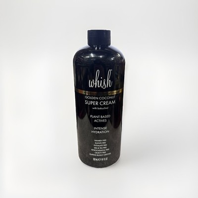 Whish 18oz Super Cream with Bakuchiol GOLDEN COCONUT  New Sealed